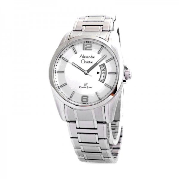 Alexandre Christie AC 8289 Silver White Man MDBSSSL